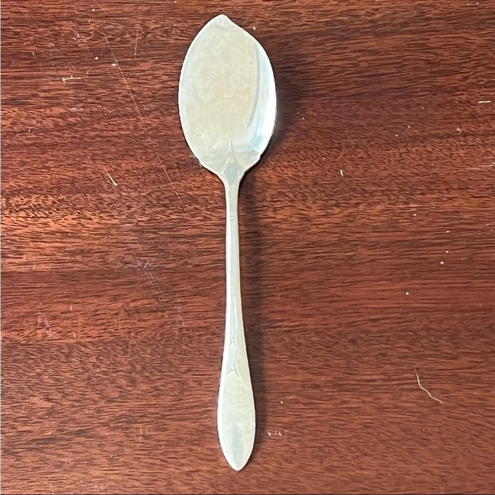 Vintage 1930s Oneida Community Lady Hamilton Silverplate Jam Jelly Server Spoon